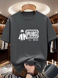 Gamer Battle T-Shirt + FREE 60 UC Voucher - Dark Grey