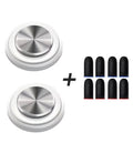 ProGamer Mobile FPS Joystick + 8x Finger Sleeves Bundle - Aim Assist Suction Controller
